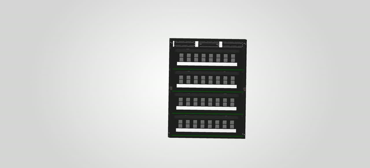 DenseRack open-frame rack structure and deployment video